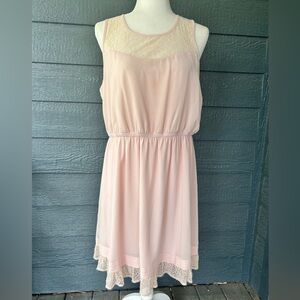 Forever 21 plus baby pink sheer float dress 1X